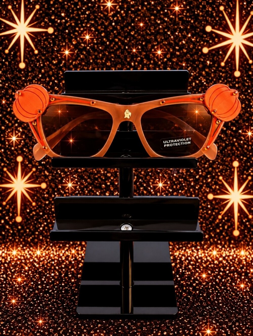 Orange Pinup Fashion Sunglasses - UV Protection